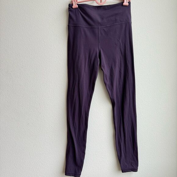 Athleta Ultra High Rise Elation 7/8 Tight Purple Size Small Travel Super Soft - Picture 1 of 8